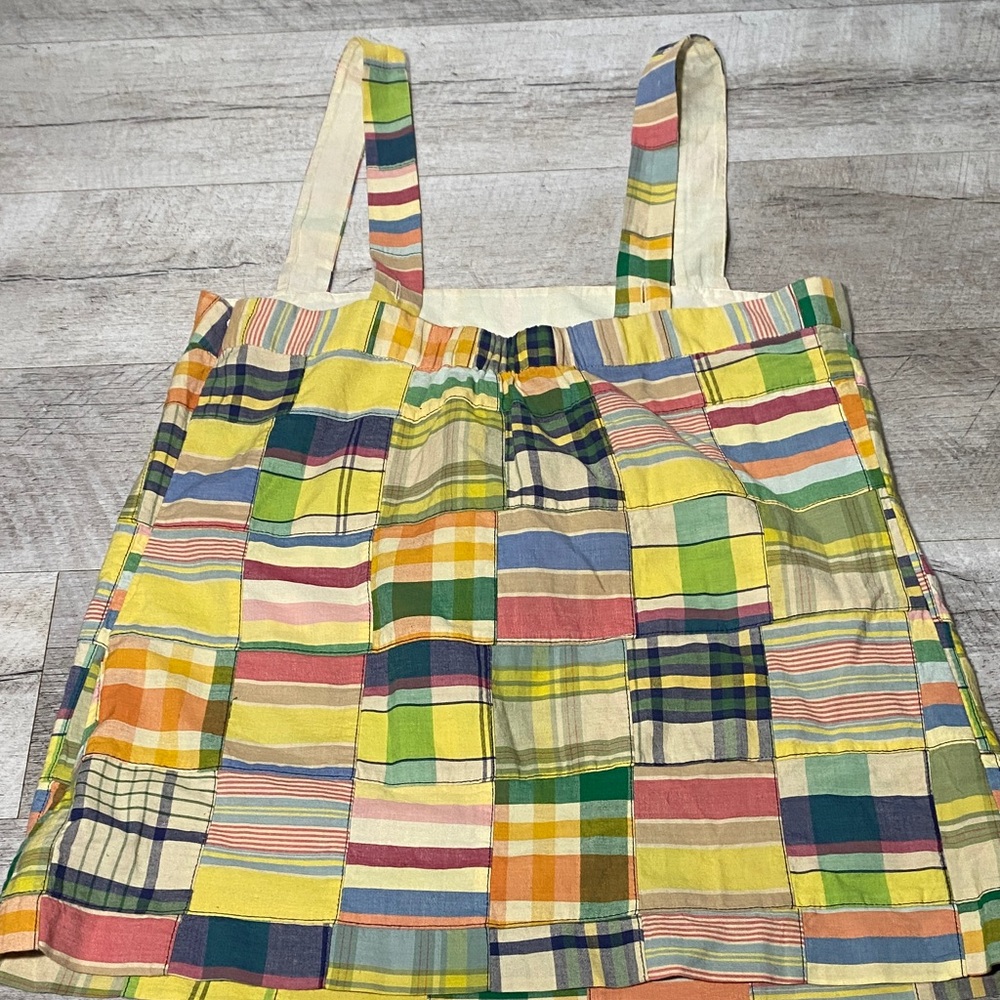 J. Crew Multicolor Plaid Tank Top - Picture 3 of 11